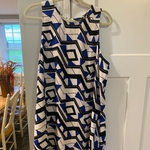 Apt. 9 blue and black dress